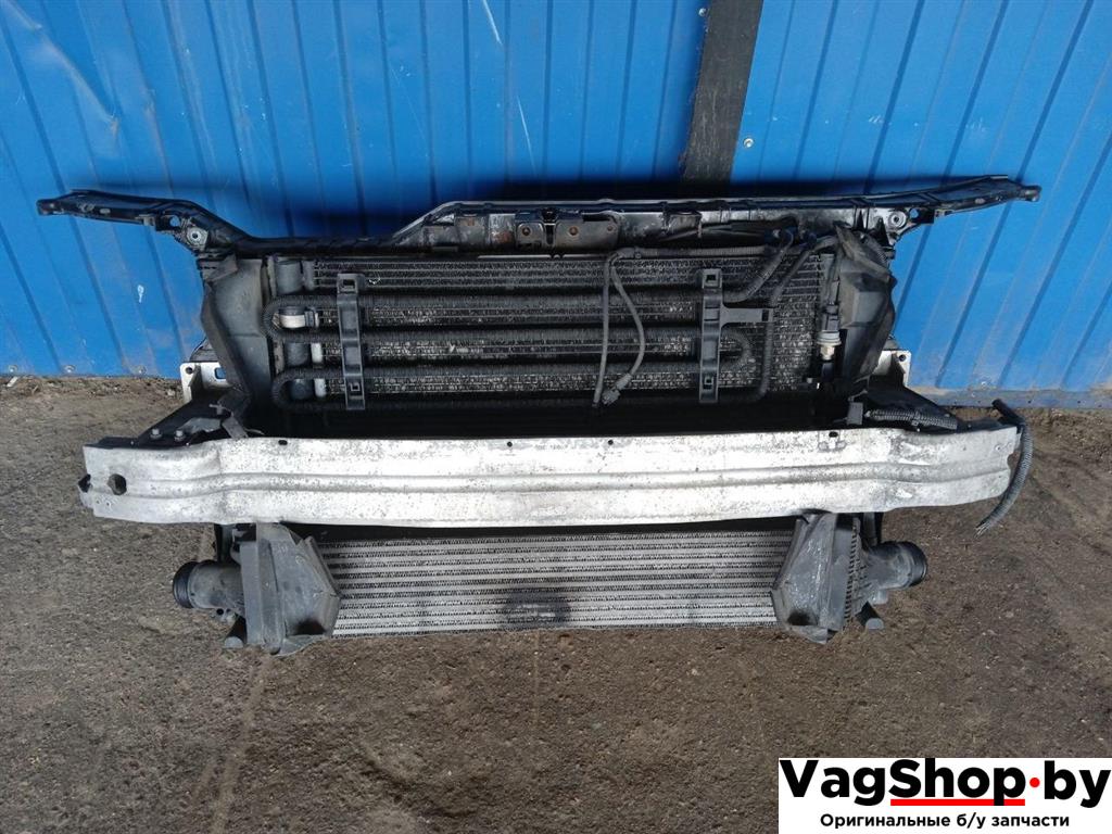 передняя панель крепления облицовки (телевизор) Audi A5 8T 2007, 3.0 л., TDi, CAP, дизель, МКПП, белый, купе, полный привод, 8K0805594E, 8K0145805E - фото №1