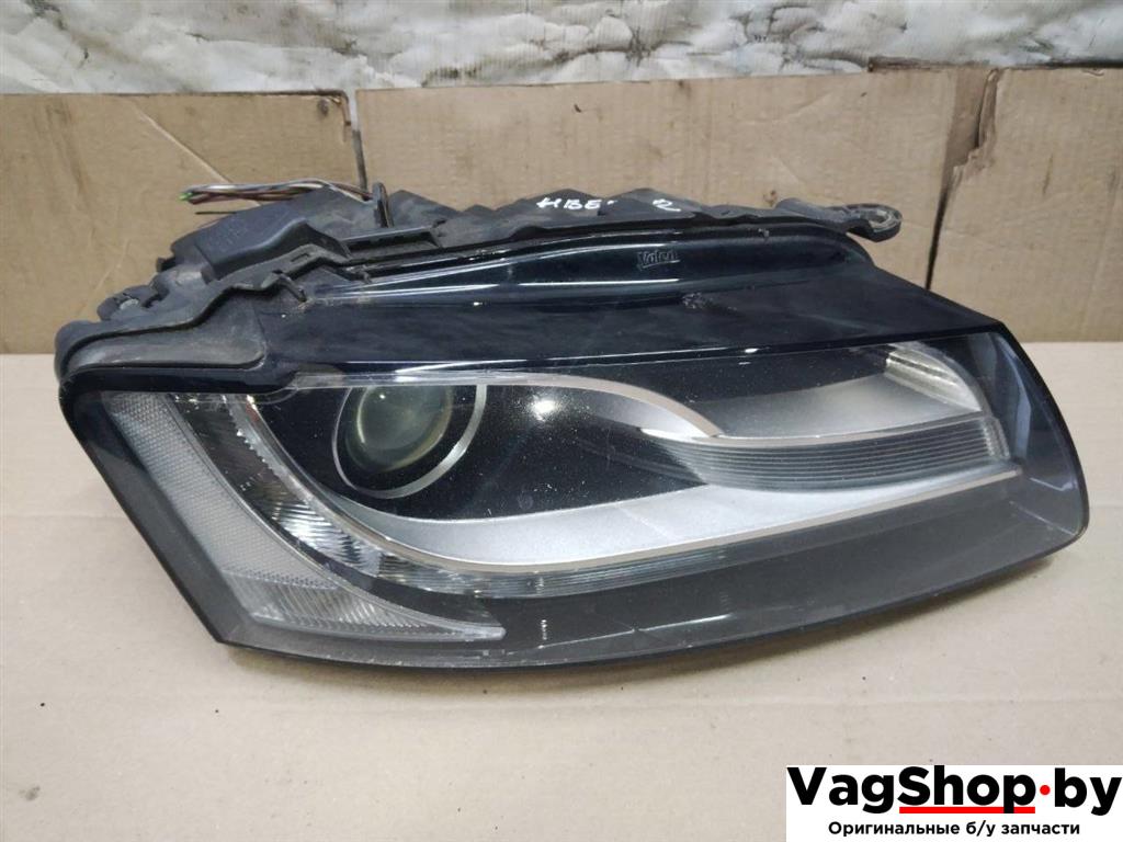 фара правая Audi A5 8T 2007, 3.0 л., TDi, CAP, дизель, МКПП, белый, купе, полный привод, 89317769 - фото №1