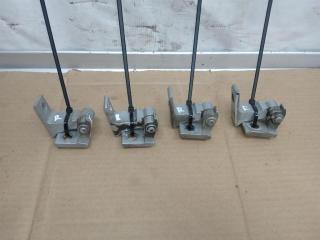 петля двери Audi Q5 8R 2011, 2.0 л., TDi, CJC, дизель, МКПП, серебро, внедорожник 5 дв., полный привод, 8K0831402E, 8K0831402B