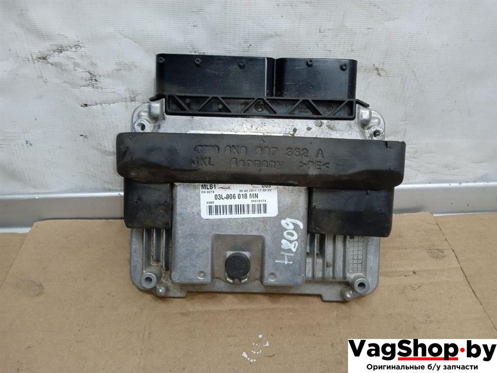 блок управления двигателем Audi Q5 8R 2011, 2.0 л., TDi, CJC, дизель, МКПП, серебро, внедорожник 5 дв., полный привод, 03L906018MN - фото №1