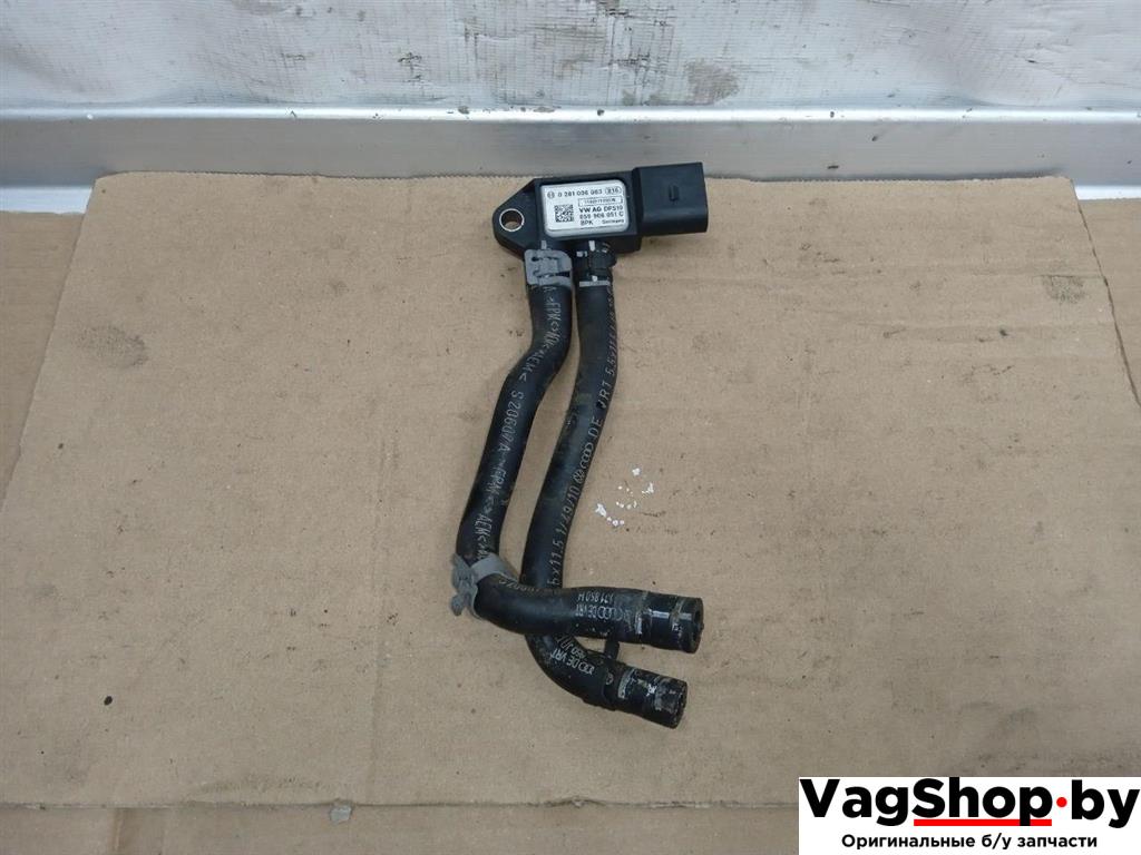 датчик давления (температуры) выхлопных газов Audi Q5 8R 2011, 2.0 л., TDi, CJC, дизель, МКПП, серебро, внедорожник 5 дв., полный привод, 059906051C - фото №1