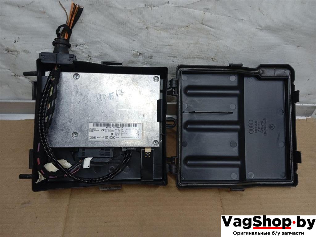 блок Bluetooth Audi A5 8T 2007, 3.0 л., TDi, CAP, дизель, МКПП, белый, купе, полный привод, 4E0862335, 4E0910336K - фото №1