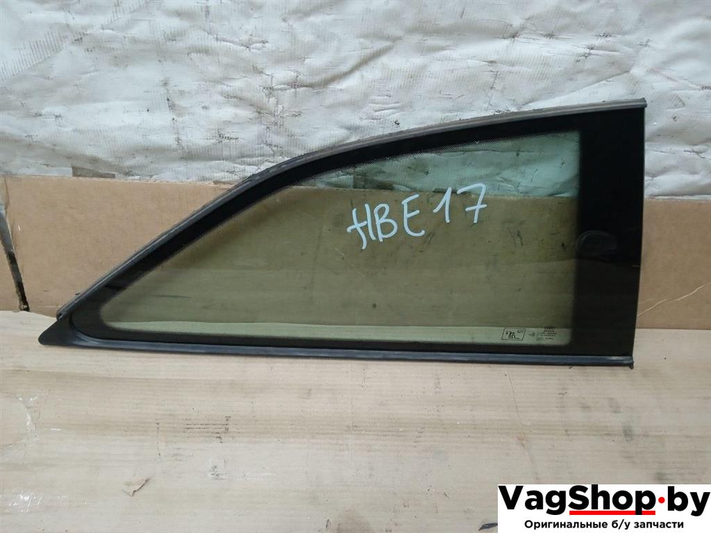 стекло кузовное боковое правое Audi A5 8T 2007, 3.0 л., TDi, CAP, дизель, МКПП, белый, купе, полный привод - фото №1