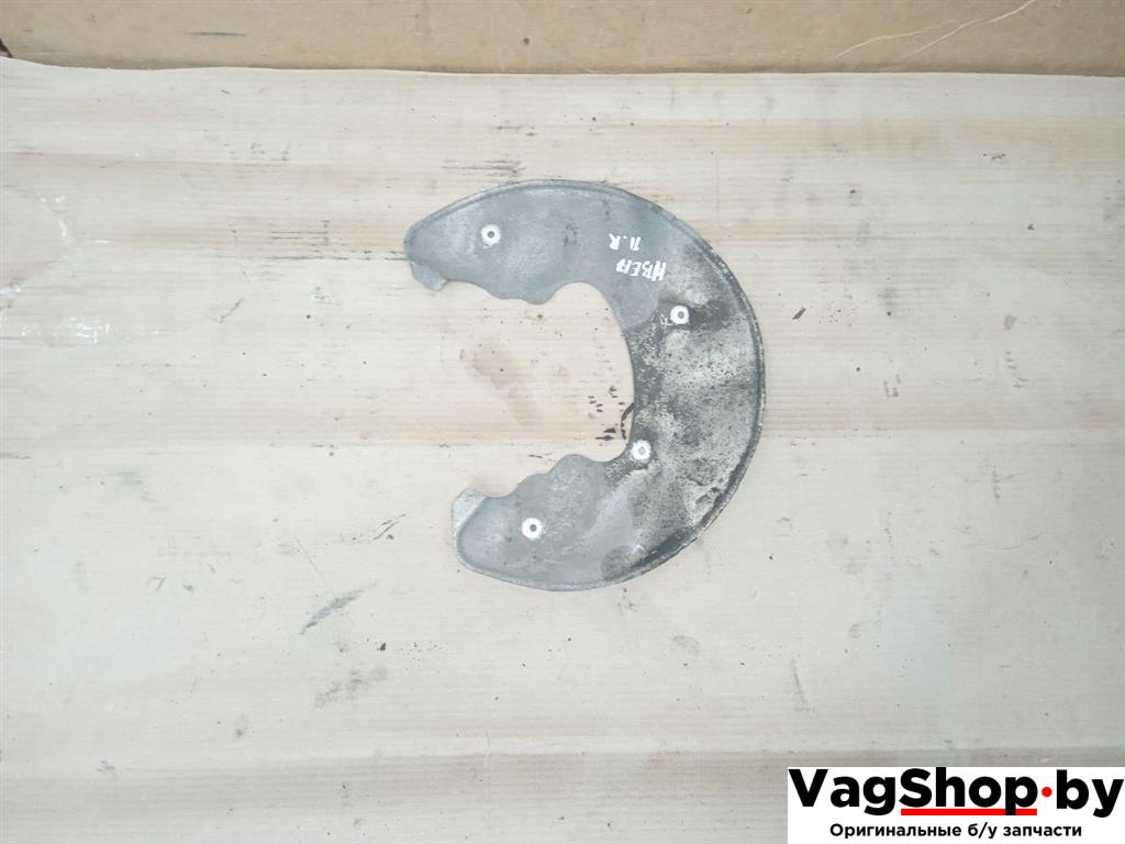 защитный кожух тормозного механизма Audi A5 8T 2007, 3.0 л., TDi, CAP, дизель, МКПП, белый, купе, полный привод - фото №1