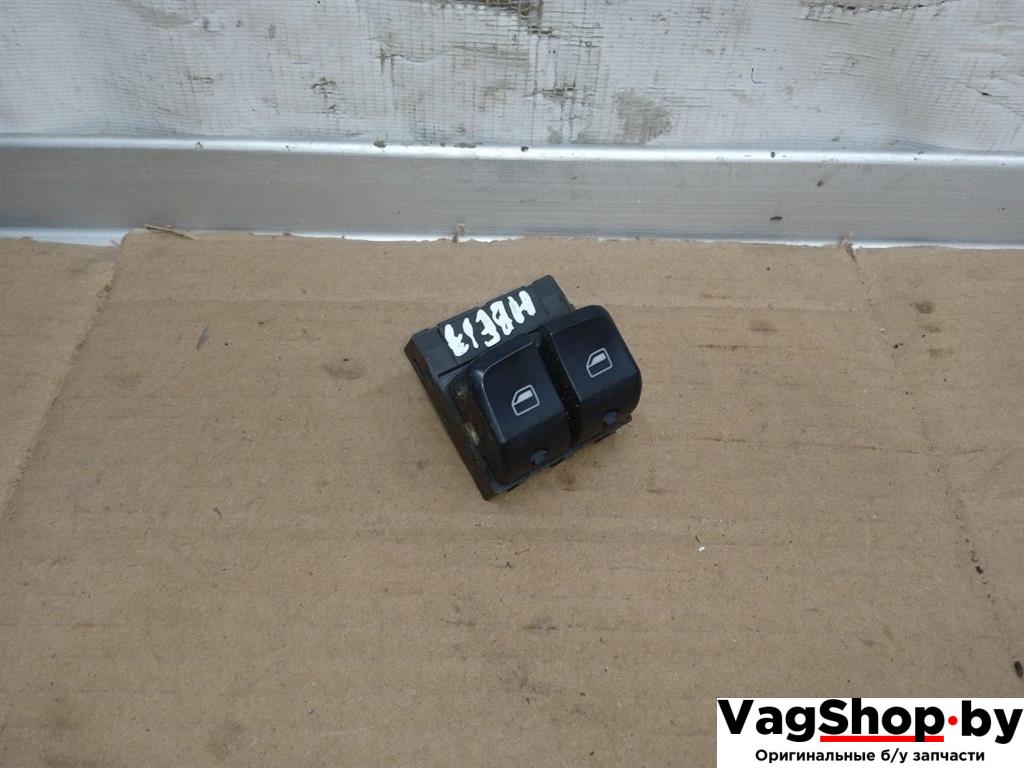 кнопка стеклоподъемника переднего левого Audi A5 8T 2007, 3.0 л., TDi, CAP, дизель, МКПП, белый, купе, полный привод, 8K0959851A - фото №1