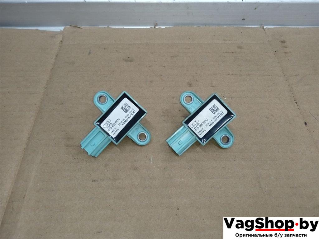 датчик удара Audi A5 8T 2007, 3.0 л., TDi, CAP, дизель, МКПП, белый, купе, полный привод, 8K0955557C - фото №1