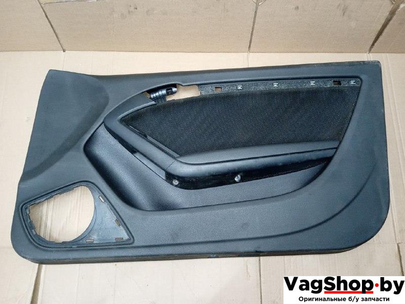 обшивка двери передняя правая Audi A5 8T 2007, 3.0 л., TDi, CAP, дизель, МКПП, белый, купе, полный привод - фото №1