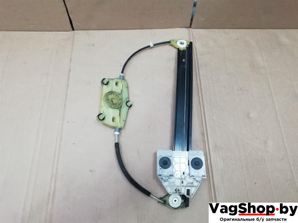 стеклоподъемник электрический задний левый Audi A6 Allroad Quattro C6/4F 2007, 3.2 л., FSI, AUK, бензин, МКПП, синий, универсал, полный привод, 4F0839461B - фото №1