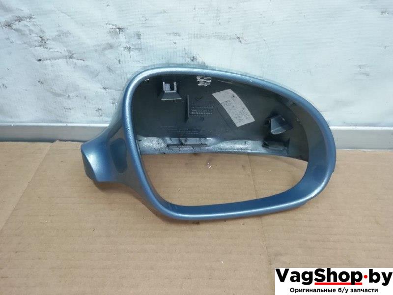 корпус зеркала наружного правого Volkswagen Passat B6 2009, 2.0 л., TDi, CBA, дизель, МКПП, голубой, седан, передний привод, 3C0857538 - фото №1