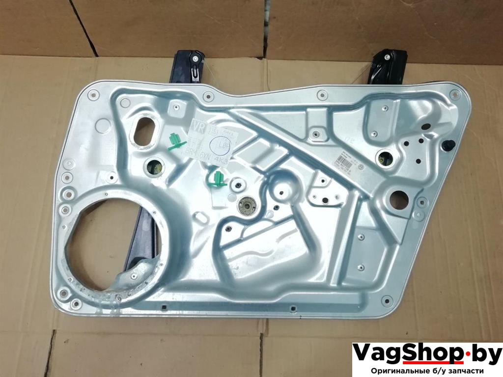 стеклоподъемник электрический передний правый Volkswagen Tiguan 1 поколение 2010, 2.0 л., TDi, CFG, дизель, МКПП, серебро, внедорожник 5 дв., полный привод - фото №1