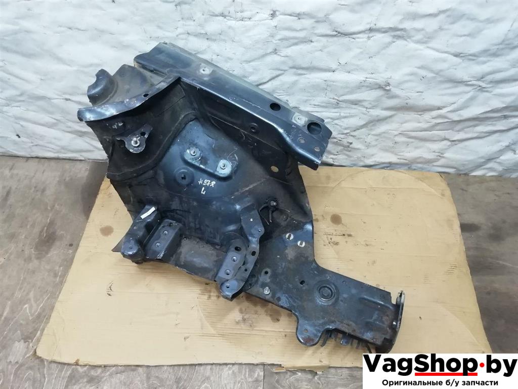 лонжерон левый Volkswagen Passat B7 2011, 2.0 л., TDi, CFF, дизель, АКПП, синий, универсал, передний привод - фото №1