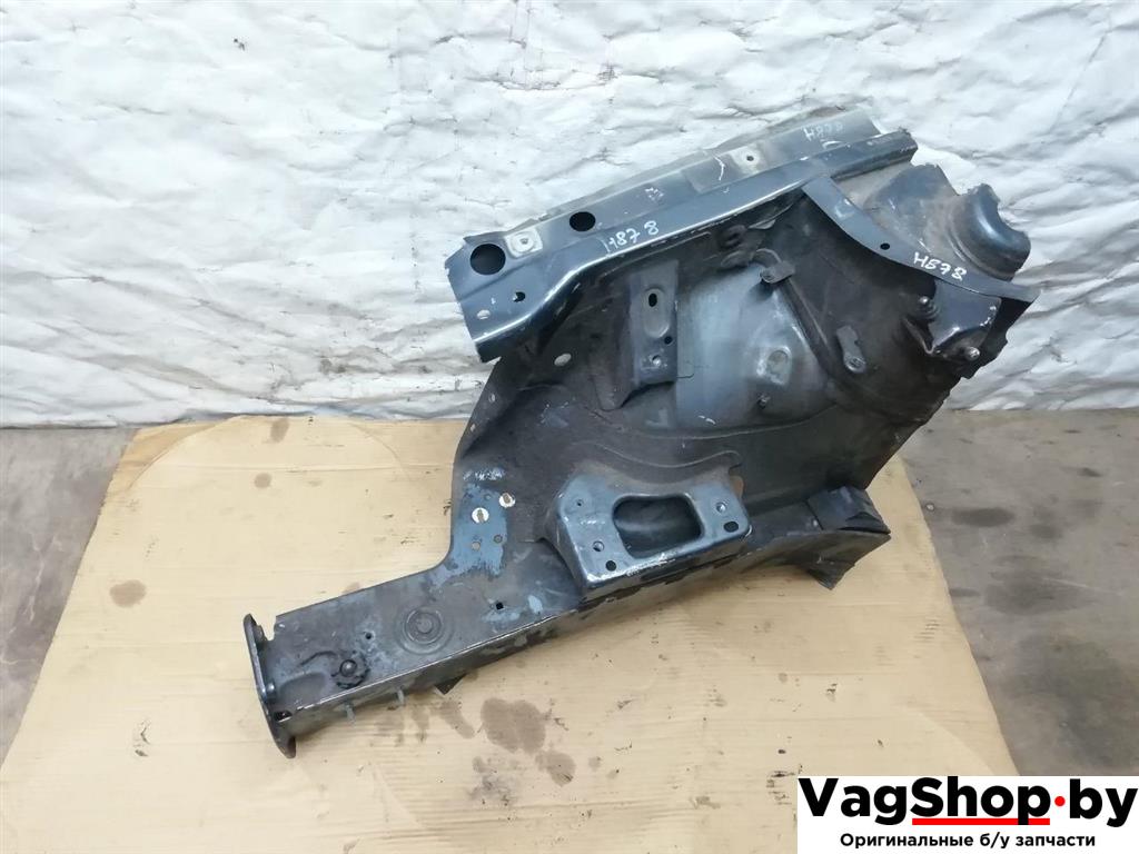 лонжерон правый Volkswagen Passat B7 2011, 2.0 л., TDi, CFF, дизель, АКПП, синий, универсал, передний привод - фото №1