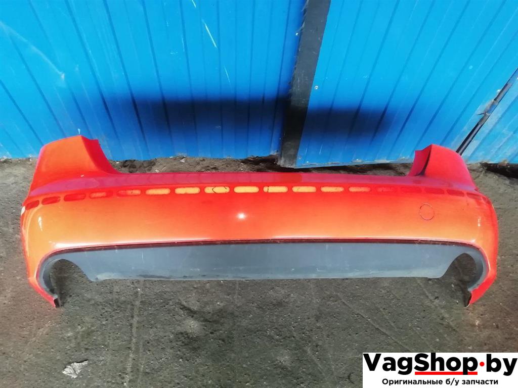 бампер задний Audi A4 B8/8K 2011, 2.7 л., TDi, CGK, дизель, МКПП, белый, седан, передний привод - фото №1