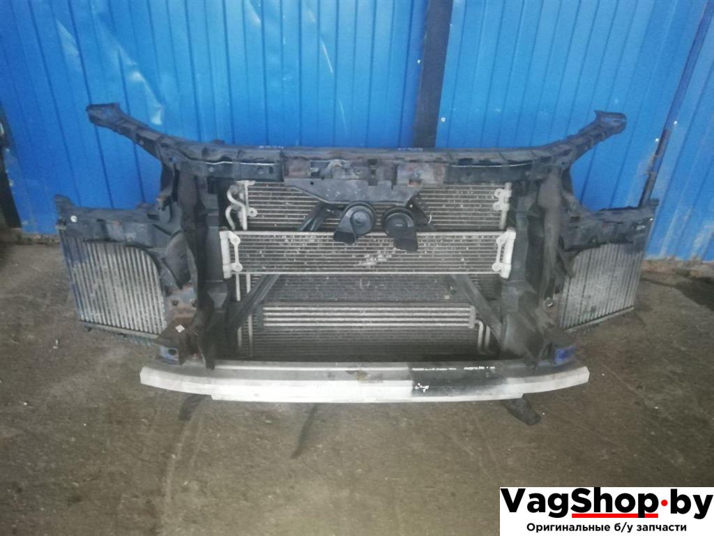 передняя панель крепления облицовки (телевизор) Audi Q7 4L 2006, 3.0 л., TDi, BUG, дизель, АКПП, синий, внедорожник 5 дв., полный привод, 4L0805594 - фото №1