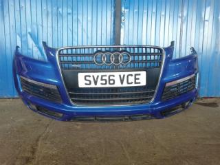 бампер передний Audi Q7 4L 2006, 3.0 л., TDi, BUG, дизель, АКПП, синий, внедорожник 5 дв., полный привод