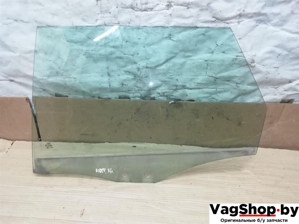 стекло двери задней левой Audi A6 4F/C6 2007, 3.0 л., TDi, ASB, дизель, АКПП, голубой, универсал, полный привод - фото №1