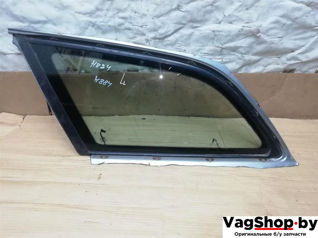 стекло кузовное боковое левое Audi A6 4F/C6 2007, 3.0 л., TDi, ASB, дизель, АКПП, голубой, универсал, полный привод - фото №1