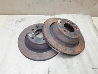 диск тормозной задний Volkswagen Touareg 1 поколение [рестайлинг] 2009, 2.5 л., TDi, BPE, дизель, АКПП, черный, внедорожник 5 дв., полный привод