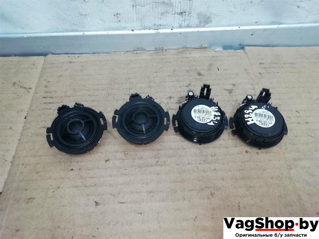 динамик высокочастотный (пищалка) Audi A6 4F/C6 2007, 3.0 л., TDi, ASB, дизель, АКПП, голубой, универсал, полный привод, 4F0035399A - фото №1