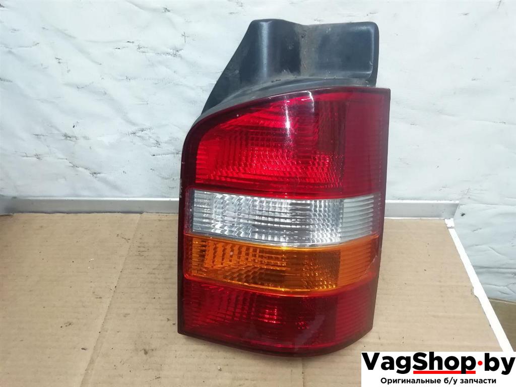 фонарь задний правый Volkswagen Transporter T5 2005, 2.5 л., TDi, AXD, дизель, МКПП, синий, фургон, передний привод - фото №1