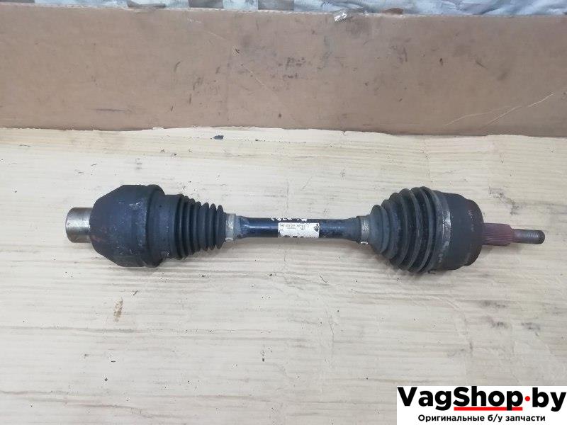 полуось передняя левая (приводной вал, ШРУС) Volkswagen Transporter T5 2005, 2.5 л., TDi, AXD, дизель, МКПП, синий, фургон, передний привод, 7H0407271AA - фото №1