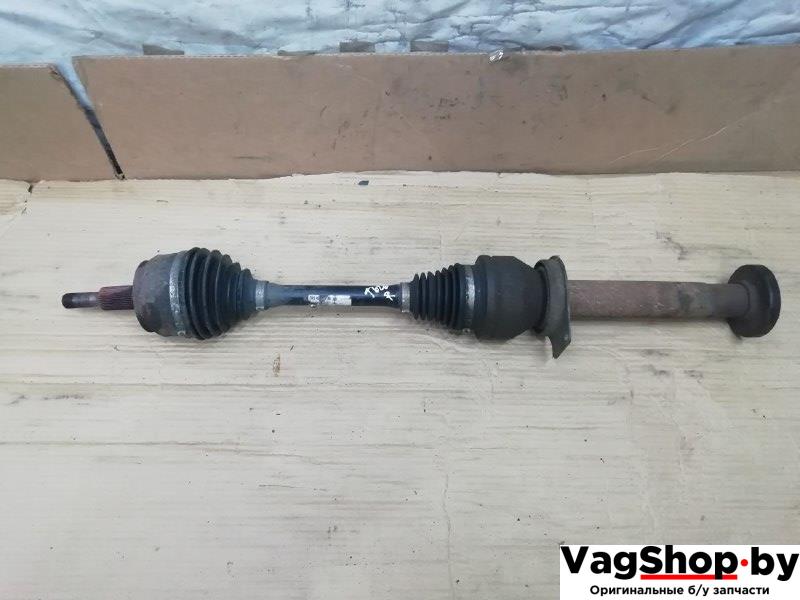 полуось передняя правая (приводной вал, ШРУС) Volkswagen Transporter T5 2005, 2.5 л., TDi, AXD, дизель, МКПП, синий, фургон, передний привод, 7H0407272AL - фото №1