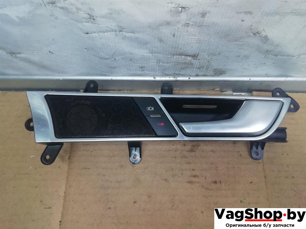 ручка внутренняя передняя правая Audi A6 4F/C6 2007, 3.0 л., TDi, ASB, дизель, АКПП, голубой, универсал, полный привод, 4F0837020C, 4F2962108 - фото №1