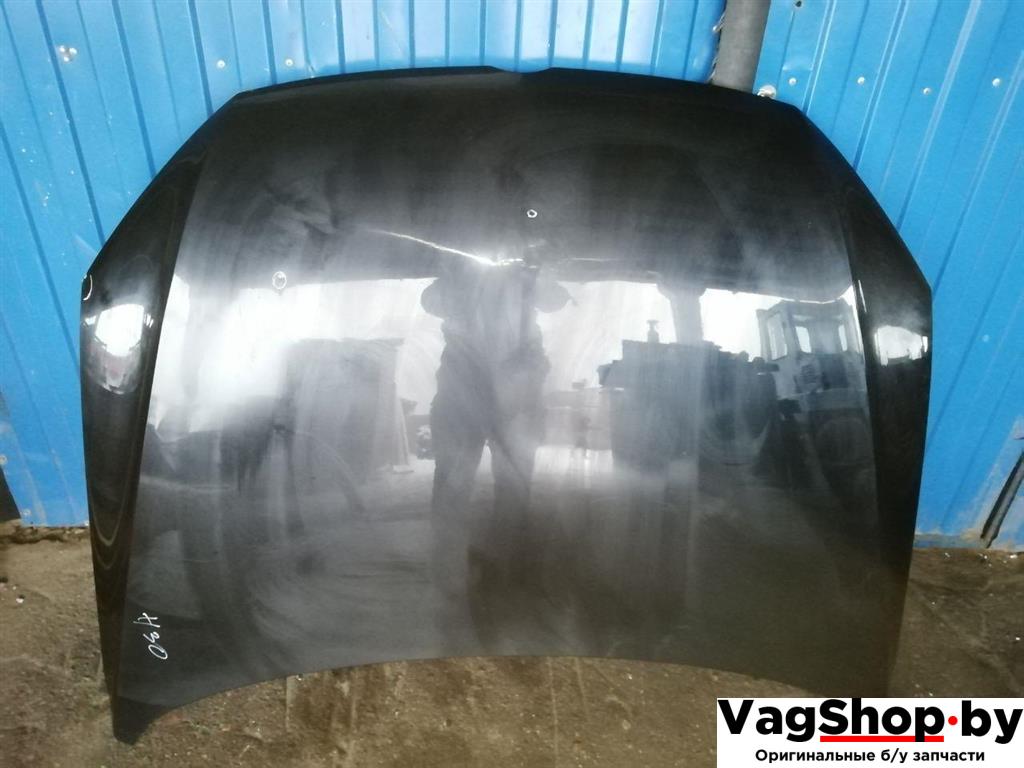 капот Volkswagen Passat B7 2011, 2.0 л., TDi, CFF, дизель, МКПП, черный, универсал, передний привод - фото №1