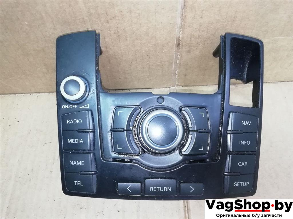 джойстик управления мультимедиа Audi A6 4F/C6 2007, 3.0 л., TDi, ASB, дизель, АКПП, голубой, универсал, полный привод, 4F0910609E, 4F2919611H - фото №1