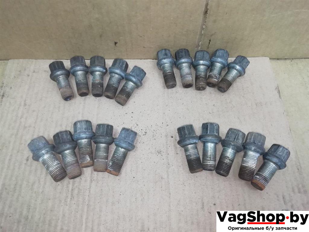 болт колесный Volkswagen Passat B7 2011, 2.0 л., TDi, CFF, дизель, МКПП, черный, универсал, передний привод - фото №1