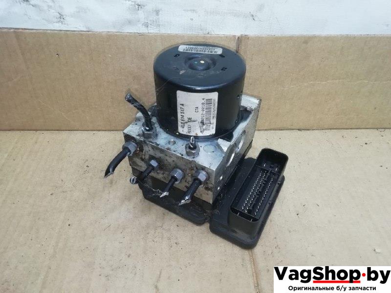 блок ABS Audi Q7 4L 2006, 3.0 л., TDi, BUG, дизель, АКПП, серебро, внедорожник 5 дв., полный привод, 4L0614517A - фото №1