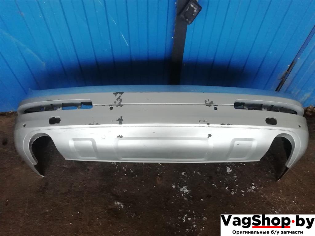 бампер задний Audi Q7 4L 2006, 3.0 л., TDi, BUG, дизель, АКПП, серебро, внедорожник 5 дв., полный привод - фото №1