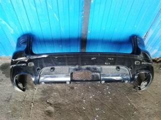 бампер задний Volkswagen Touareg 1 поколение [рестайлинг] 2008, 3.0 л., TDi, CAS, дизель, АКПП, черный, внедорожник 5 дв., полный привод