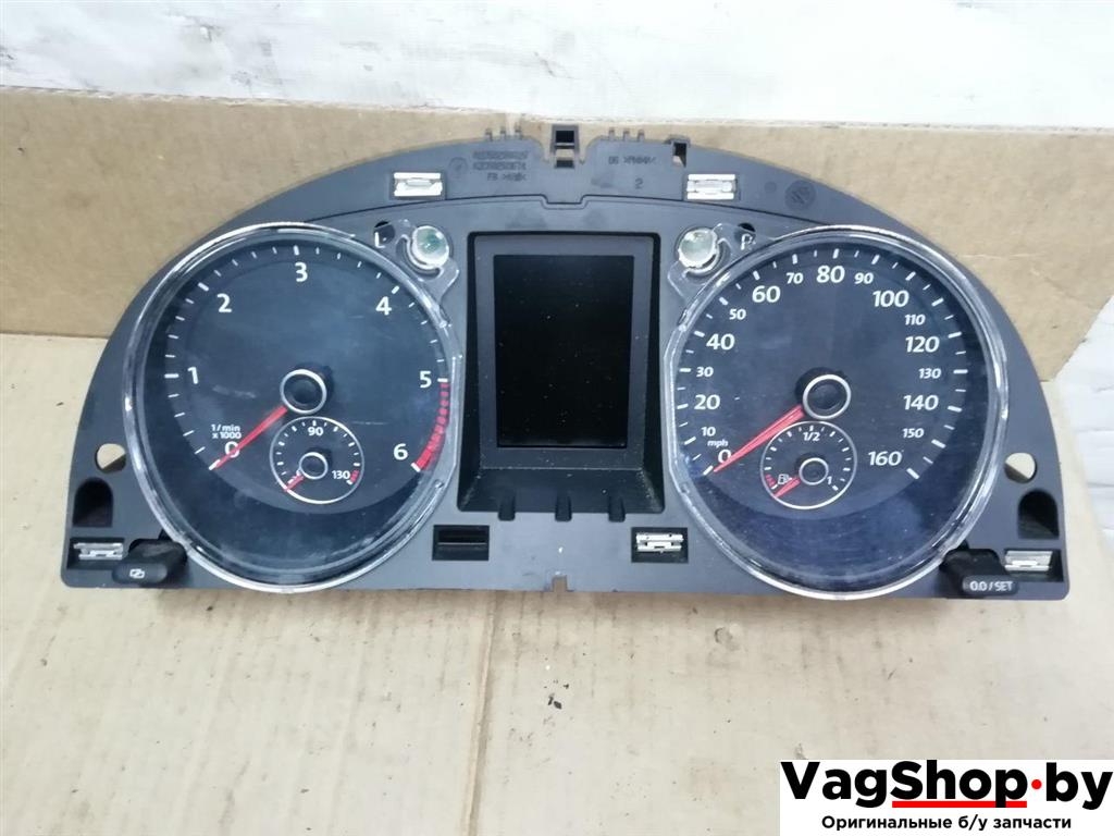 щиток приборов (приборная панель) Volkswagen Passat B7 2011, 2.0 л., TDi, CFF, дизель, МКПП, черный, универсал, передний привод, 3AA920970E - фото №1