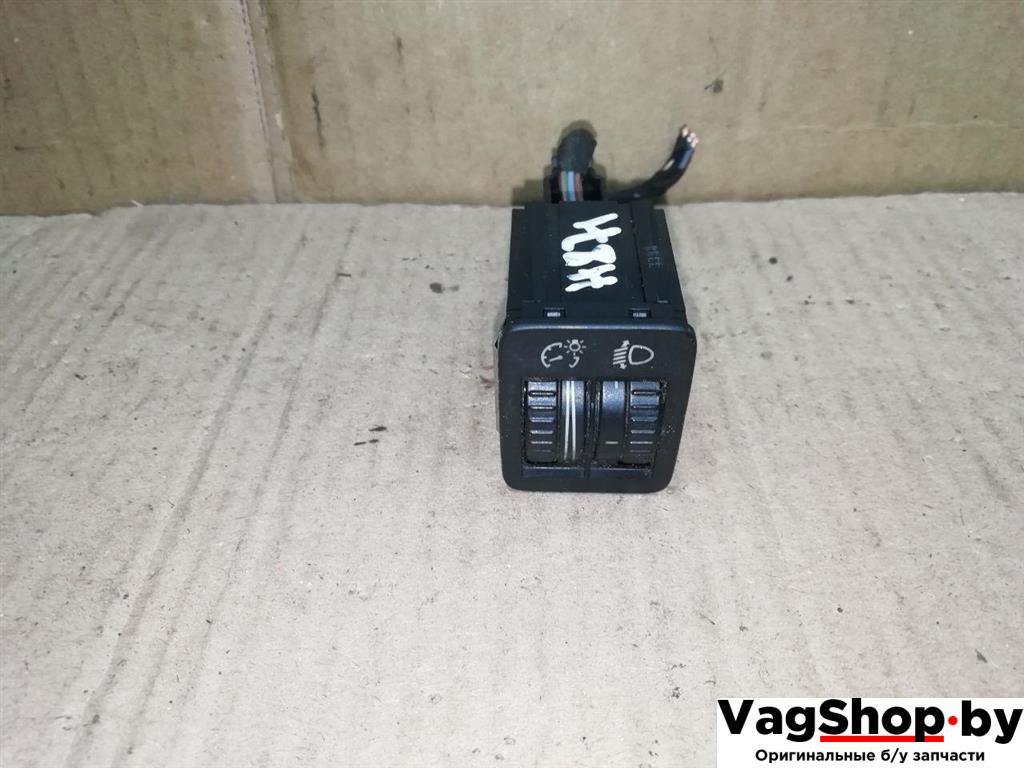 кнопка корректора фар Volkswagen Passat B6 2009, 2.0 л., TDi, CBA, дизель, МКПП, голубой, седан, передний привод, 3C0941333A - фото №1