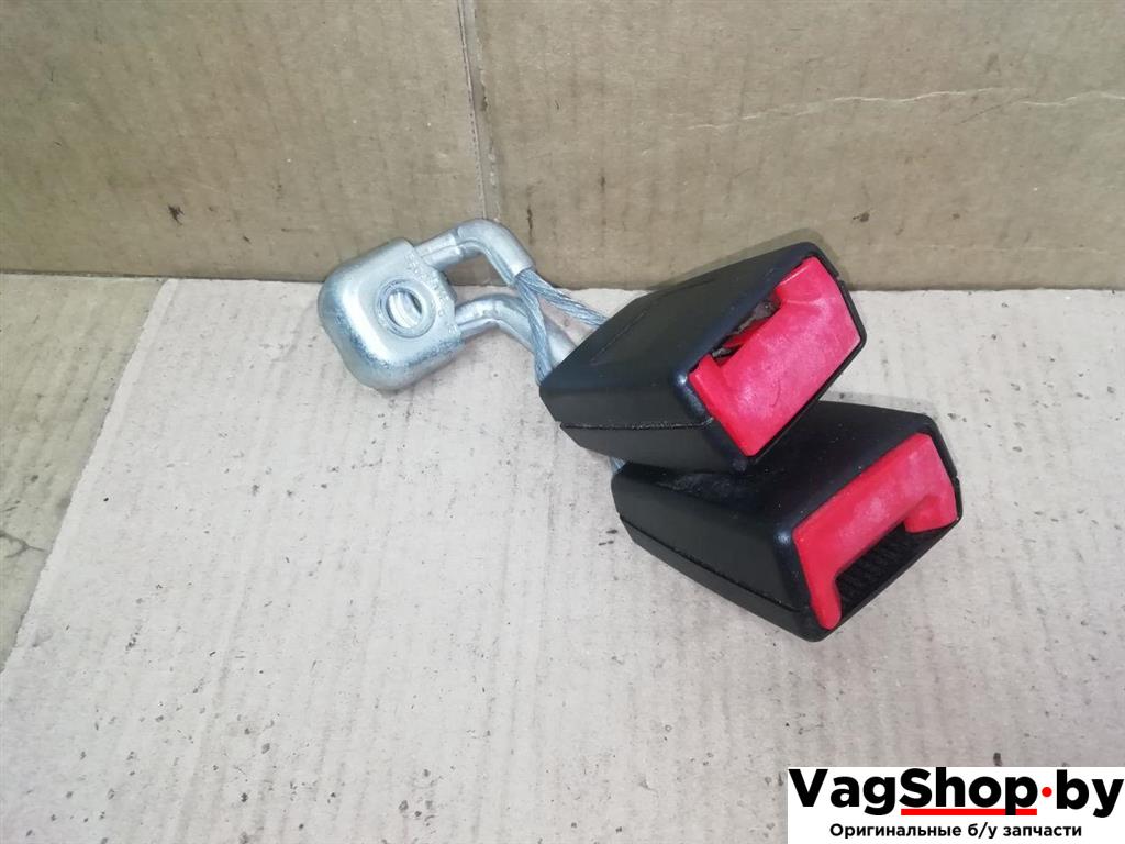 замок ремня безопасности Volkswagen Passat B6 2009, 2.0 л., TDi, CBA, дизель, МКПП, голубой, седан, передний привод, 3C0857739BQVZ - фото №1