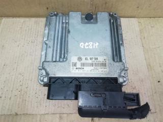 блок управления двигателем Volkswagen Passat B6 2008, 2.0 л., TDi, CBA, дизель, МКПП, серебро, универсал, передний привод, 03L907309