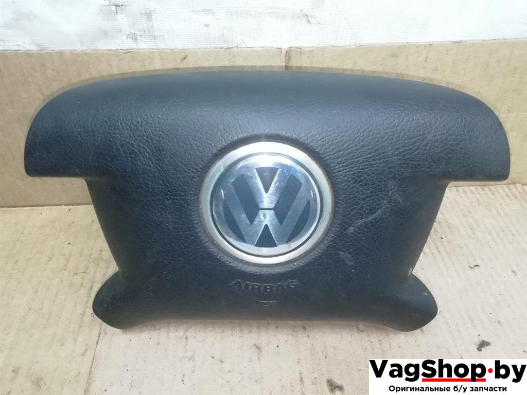 подушка безопасности водителя Volkswagen Transporter T5 2005, 2.5 л., TDi, AXD, дизель, МКПП, синий, фургон, передний привод, 7H0880201H4EC - фото №1