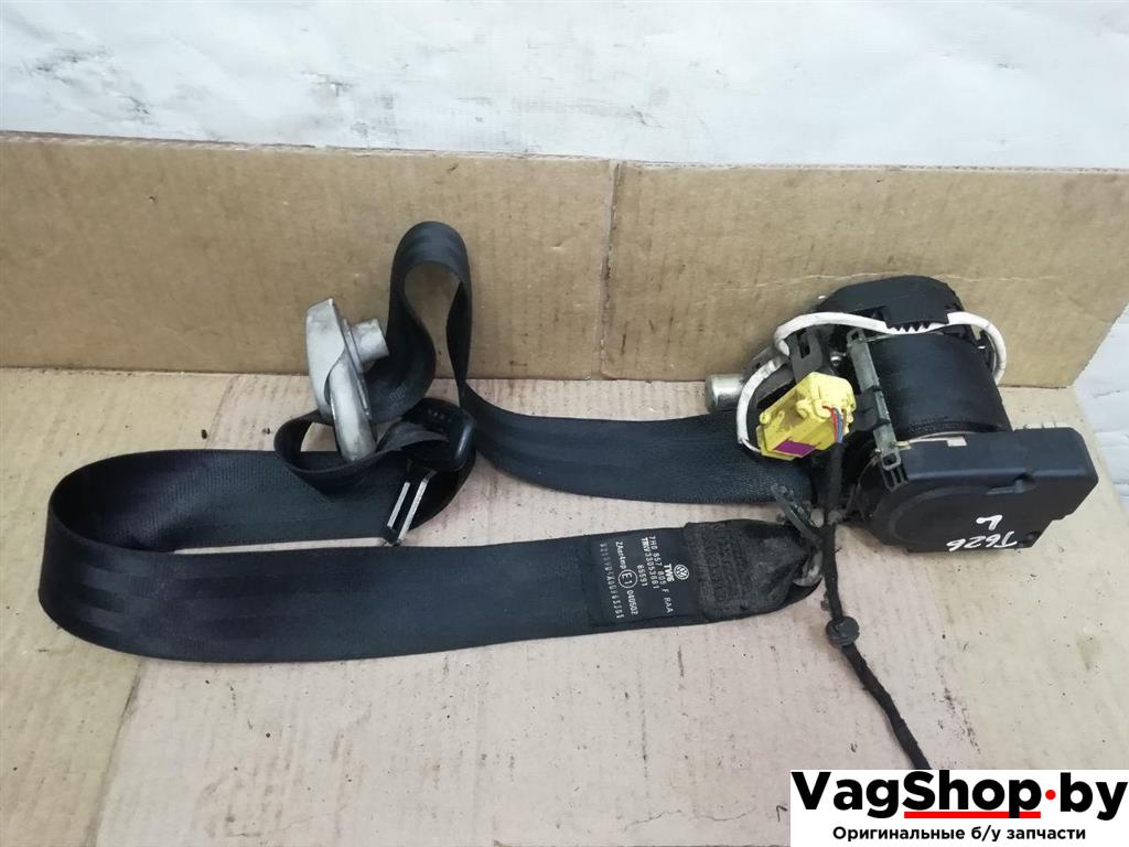 ремень безопасности Volkswagen Transporter T5 2005, 2.5 л., TDi, AXD, дизель, МКПП, синий, фургон, передний привод, 7H0857805FRAA - фото №1