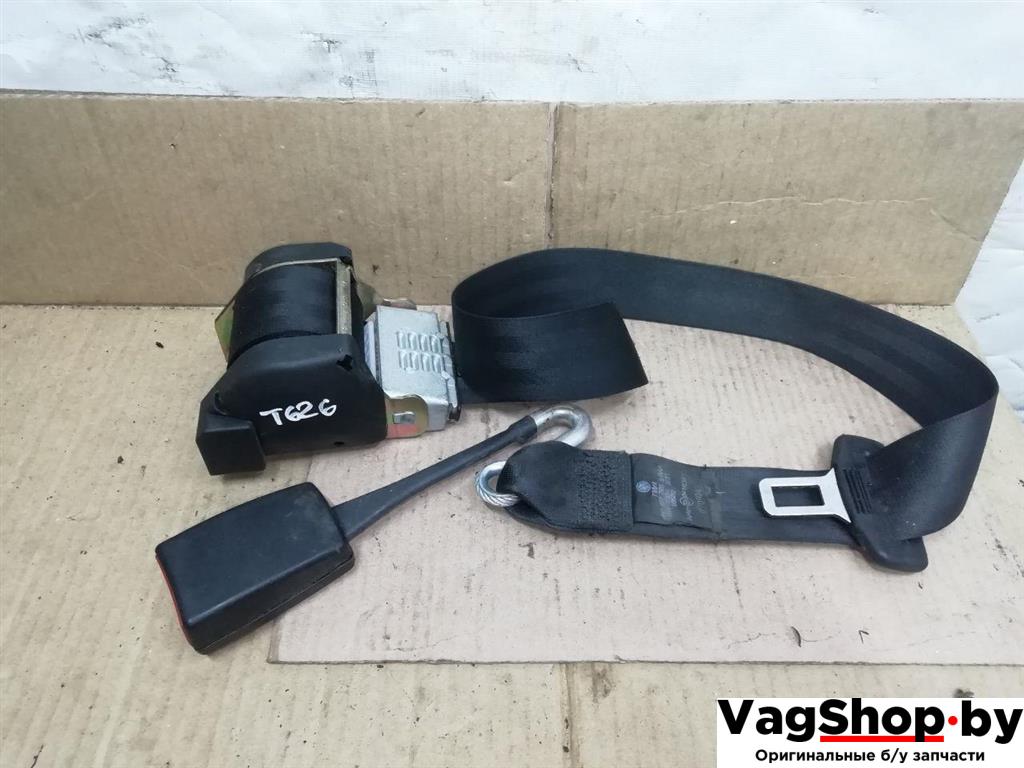 ремень безопасности Volkswagen Transporter T5 2005, 2.5 л., TDi, AXD, дизель, МКПП, синий, фургон, передний привод, 7H0857705BRAA - фото №1
