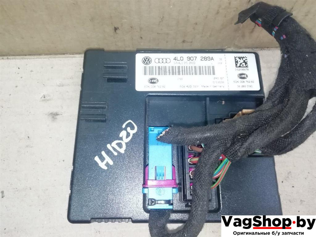 блок комфорта Audi Q7 4L 2006, 3.0 л., TDi, BUG, дизель, АКПП, серебро, внедорожник 5 дв., полный привод, 4L0907289A, 4L0910289D - фото №1
