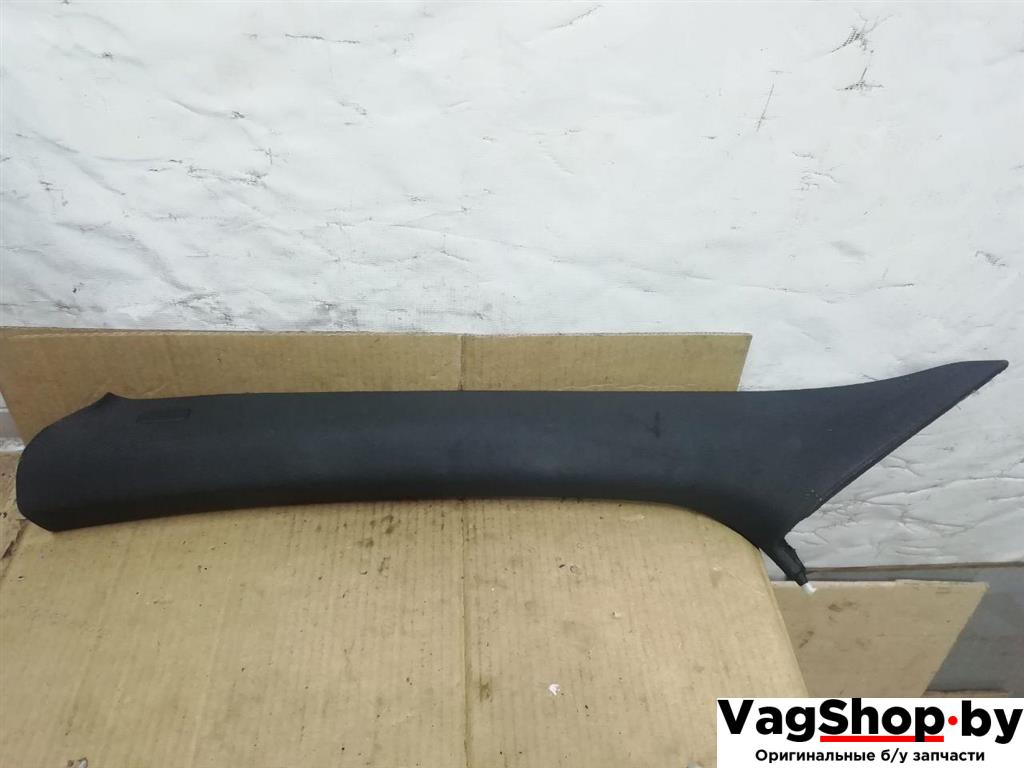 обшивка стойки передней левой Audi Q7 4L 2006, 3.0 л., TDi, BUG, дизель, АКПП, серебро, внедорожник 5 дв., полный привод, 4L0867233 - фото №1