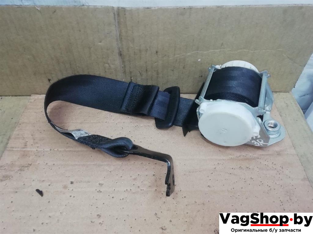 ремень безопасности Volkswagen Golf Plus 2 поколение 2010, 1.6 л., TDi, CAY, дизель, МКПП, серебро, хетчбэк 5 дв., передний привод, 5M0857806RAA - фото №1