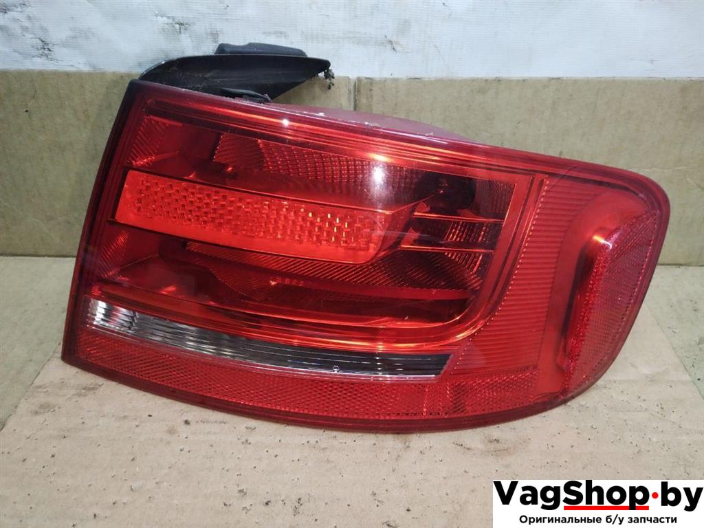 фонарь задний правый Audi A4 B8/8K 2011, 2.7 л., TDi, CGK, дизель, МКПП, белый, седан, передний привод, 8K5945096D - фото №1