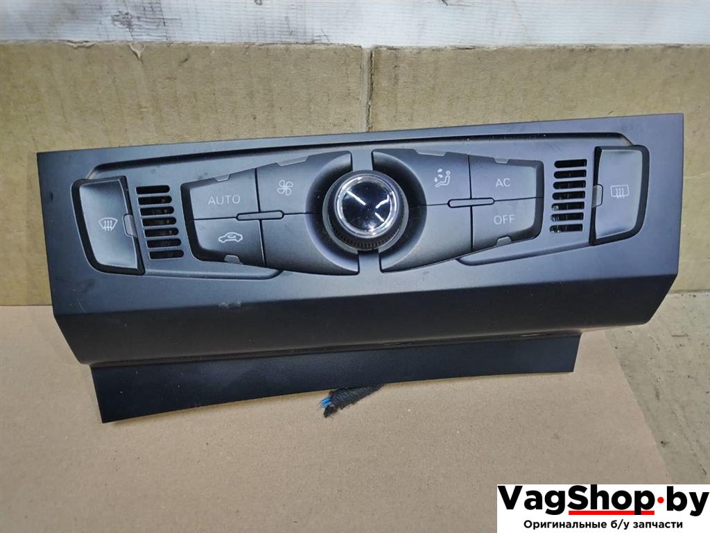 блок управления печки / климат-контроля Audi A4 B8/8K 2011, 2.7 л., TDi, CGK, дизель, МКПП, белый, седан, передний привод, 8T1820043AM - фото №1