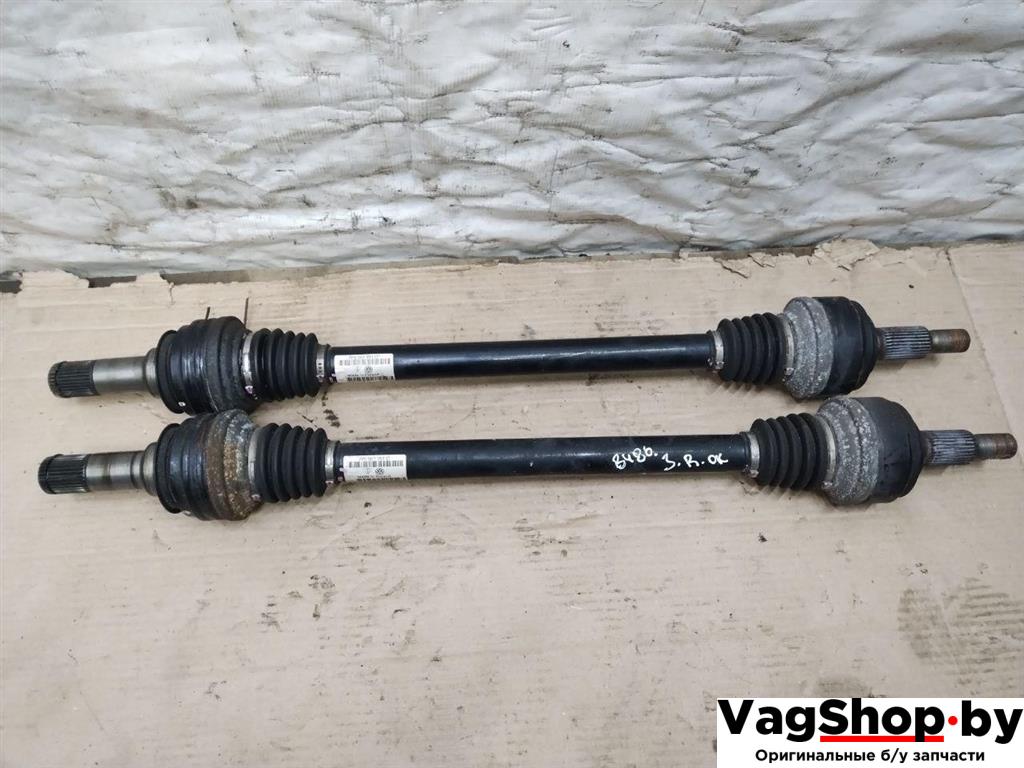 полуось задняя (приводной вал, ШРУС) Porsche Cayenne 958 2012, 3.6 л., FSI, M 55.02, бензин, АКПП, черный, внедорожник 5 дв., полный привод, 7P0501201D - фото №1