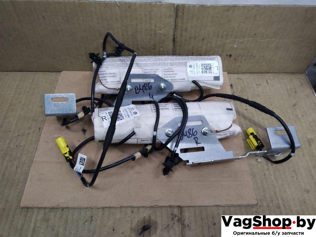 подушка безопасности сиденья Porsche Cayenne 958 2012, 3.6 л., FSI, M 55.02, бензин, АКПП, черный, внедорожник 5 дв., полный привод, 7P0880441A, 7P0880442A - фото №1