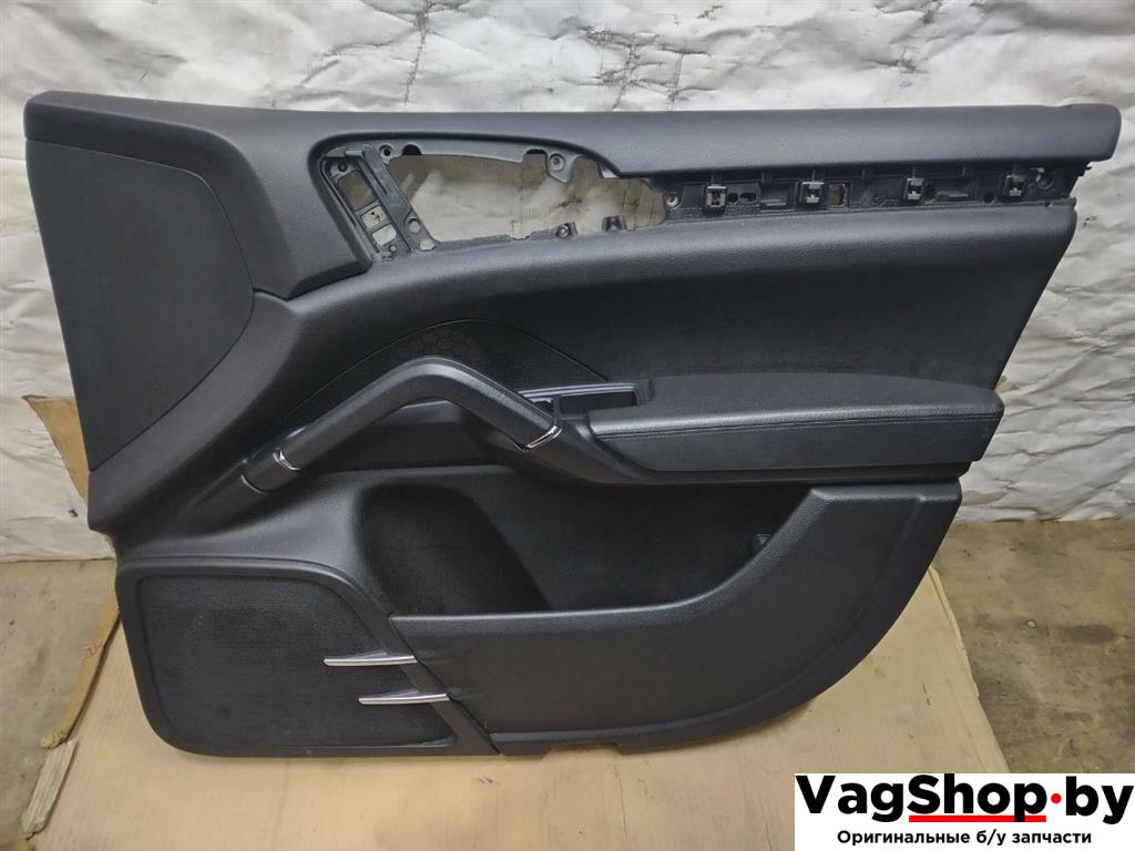 обшивка двери передняя правая Porsche Cayenne 958 2012, 3.6 л., FSI, M 55.02, бензин, АКПП, черный, внедорожник 5 дв., полный привод - фото №1