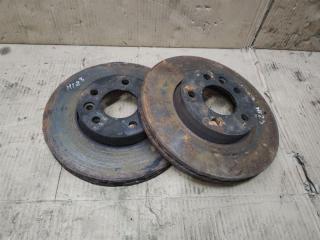 диск тормозной передний Volkswagen Touareg 1 поколение [рестайлинг] 2008, 2.5 л., TDi, BPE, дизель, АКПП, серый, внедорожник 5 дв., полный привод