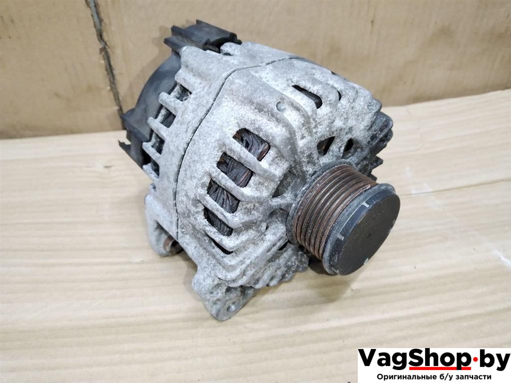 генератор Porsche Cayenne 958 2012, 3.6 л., FSI, M 55.02, бензин, АКПП, черный, внедорожник 5 дв., полный привод, 03H903023D - фото №1